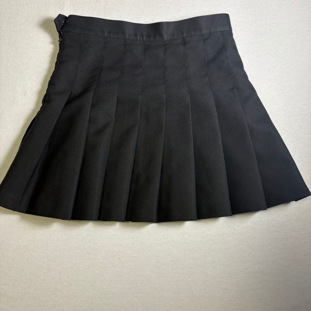 American Apparel, Pleated Tennis Skirt, Preppy, Black, XS, Good, MSRP $54